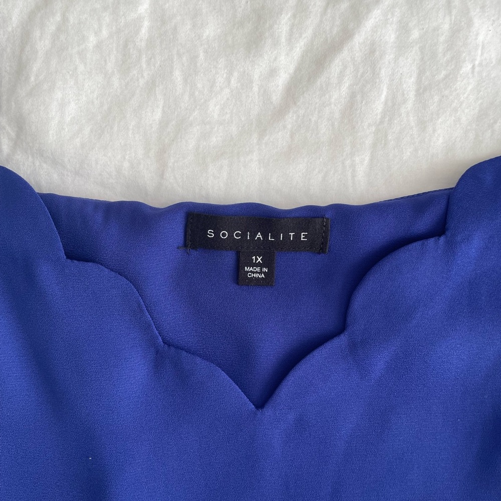 Socialite Royal Blue Camisole - Picture 2 of 3